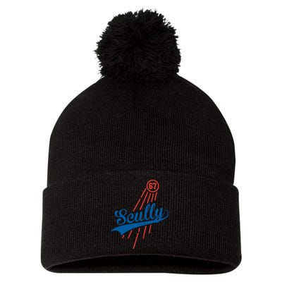 Scully 67 Baseball Pom Pom 12in Knit Beanie