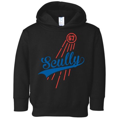 Scully 67 Baseball Toddler Hoodie