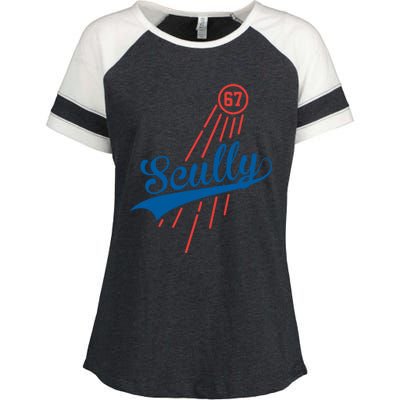 Scully 67 Baseball Enza Ladies Jersey Colorblock Tee