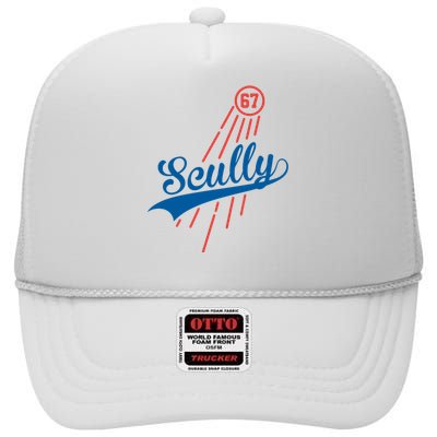 Scully 67 Baseball High Crown Mesh Back Trucker Hat