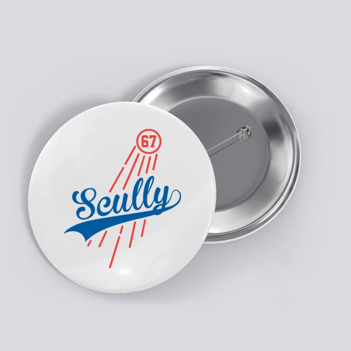 Scully 67 Baseball Button