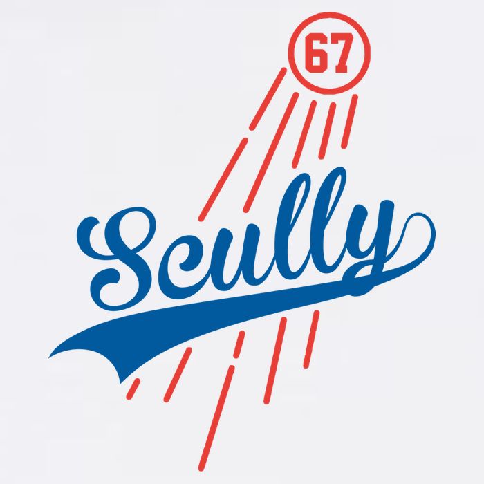 Scully 67 Baseball Button