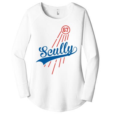 Scully 67 Baseball Women's Perfect Tri Tunic Long Sleeve Shirt