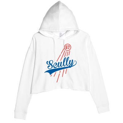 Scully 67 Baseball Crop Fleece Hoodie