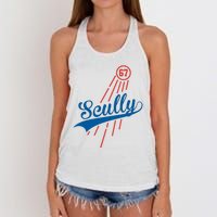 Scully 67 Baseball Women's Knotted Racerback Tank