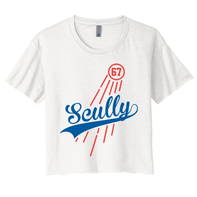 Scully 67 Baseball Crop Top