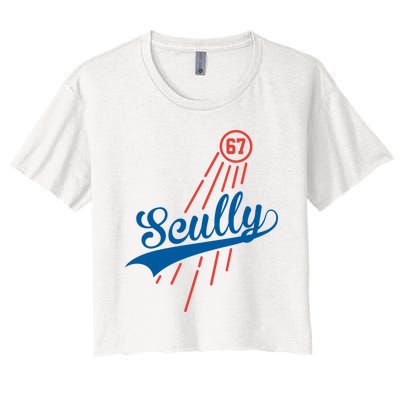 Scully 67 Baseball Women's Crop Top Tee