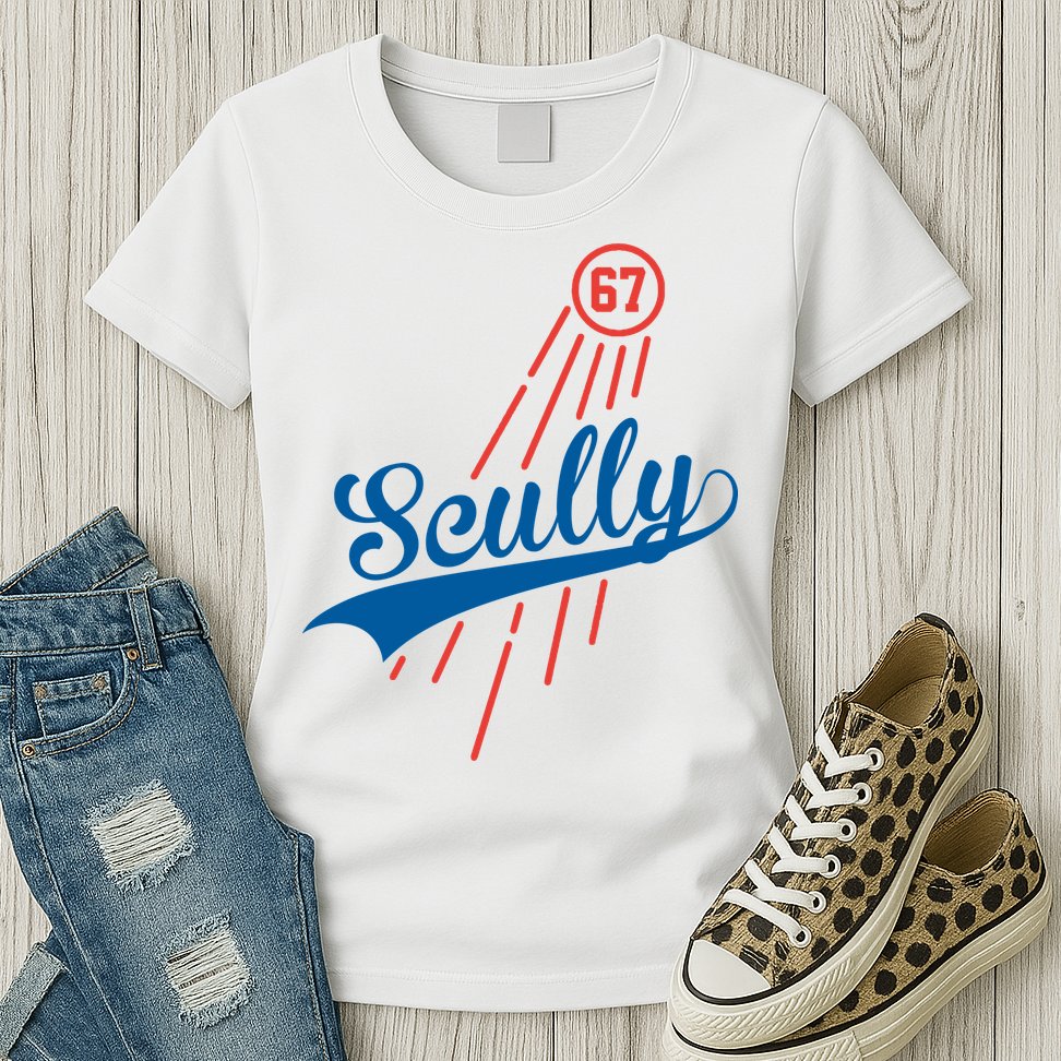 Scully 67 Baseball Womens T-Shirt
