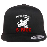 Six 6 Pack Bodybuilding Flatbill Hat