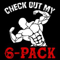 Six 6 Pack Bodybuilding Flatbill Hat