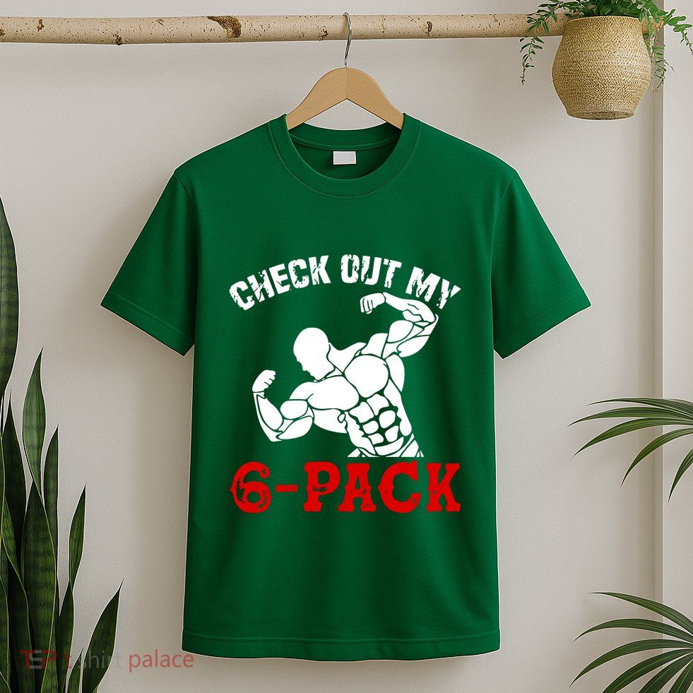 Six 6 Pack Bodybuilding T-Shirt