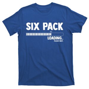 Six (6) Packs Abs Loading Please Wait Gym Exercise Workout Gift T-Shirt