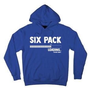 Six (6) Packs Abs Loading Please Wait Gym Exercise Workout Gift Tall Hoodie