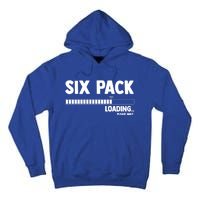 Six (6) Packs Abs Loading Please Wait Gym Exercise Workout Gift Tall Hoodie