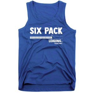 Six (6) Packs Abs Loading Please Wait Gym Exercise Workout Gift Tank Top