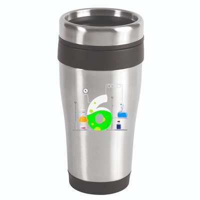 Scientist 6 Years Old 6th Birthday Experiments Science 16oz Travel Tumbler