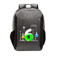 Scientist 6 Years Old 6th Birthday Experiments Science Vector Backpack