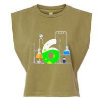 Scientist 6 Years Old 6th Birthday Experiments Science Garment-Dyed Women's Muscle Tee