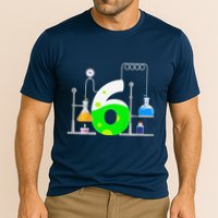 Scientist 6 Years Old 6th Birthday Experiments Science Cooling Performance Crew T-Shirt