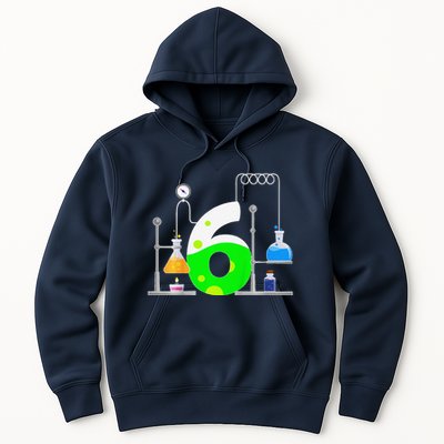 Scientist 6 Years Old 6th Birthday Experiments Science Hoodie