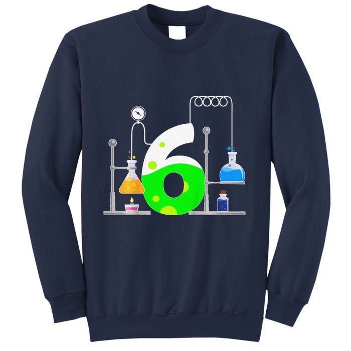 Scientist 6 Years Old 6th Birthday Experiments Science Sweatshirt