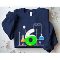 Scientist 6 Years Old 6th Birthday Experiments Science Sweatshirt