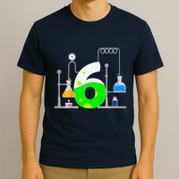 Scientist 6 Years Old 6th Birthday Experiments Science T-Shirt