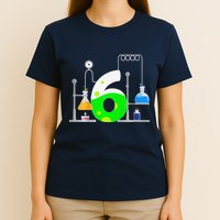 Scientist 6 Years Old 6th Birthday Experiments Science T-Shirt