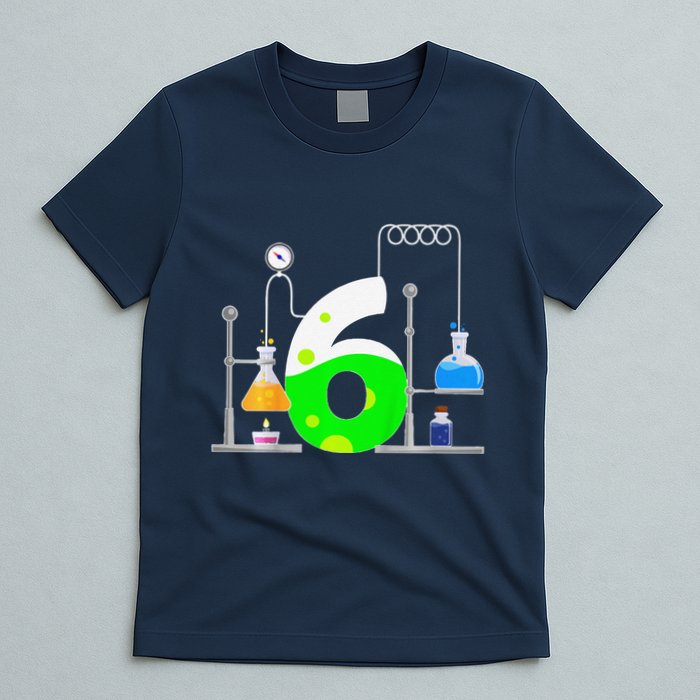 Scientist 6 Years Old 6th Birthday Experiments Science T-Shirt