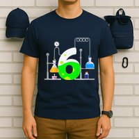Scientist 6 Years Old 6th Birthday Experiments Science T-Shirt