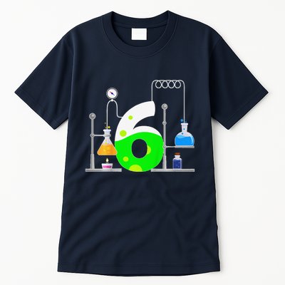 Scientist 6 Years Old 6th Birthday Experiments Science Tall T-Shirt