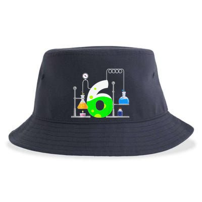 Scientist 6 Years Old 6th Birthday Experiments Science Sustainable Bucket Hat