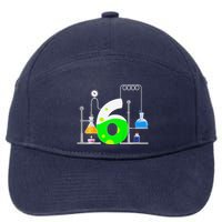 Scientist 6 Years Old 6th Birthday Experiments Science 7-Panel Snapback Hat