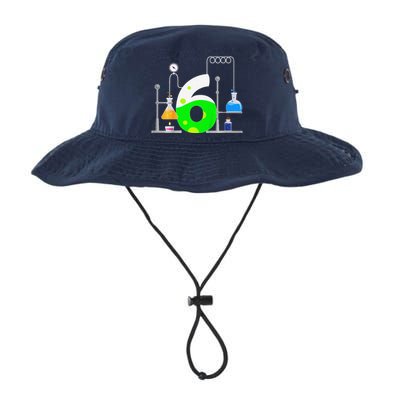 Scientist 6 Years Old 6th Birthday Experiments Science Legacy Cool Fit Booney Bucket Hat