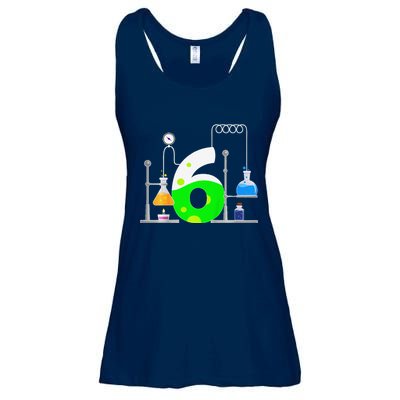 Scientist 6 Years Old 6th Birthday Experiments Science Ladies Essential Flowy Tank