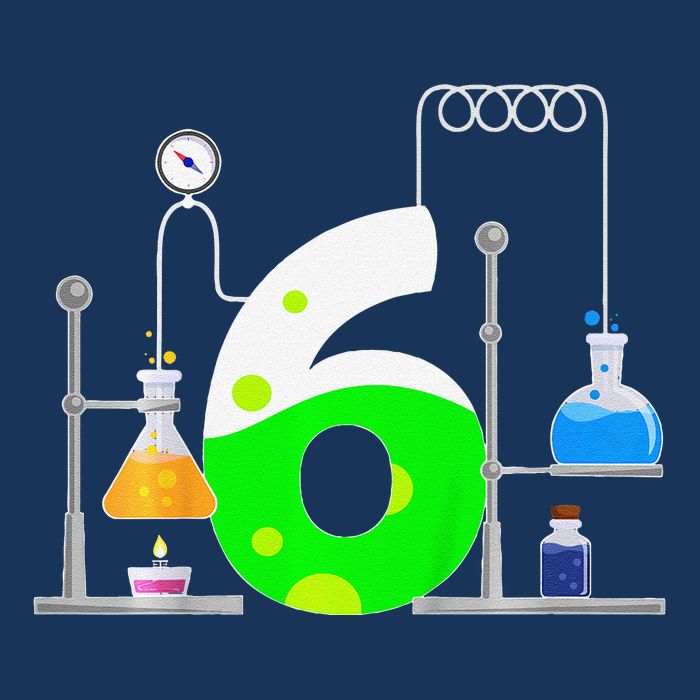 Scientist 6 Years Old 6th Birthday Experiments Science 16 in Basic Backpack