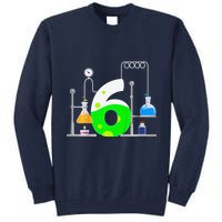 Scientist 6 Years Old 6th Birthday Experiments Science Tall Sweatshirt