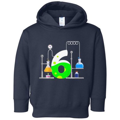 Scientist 6 Years Old 6th Birthday Experiments Science Toddler Hoodie