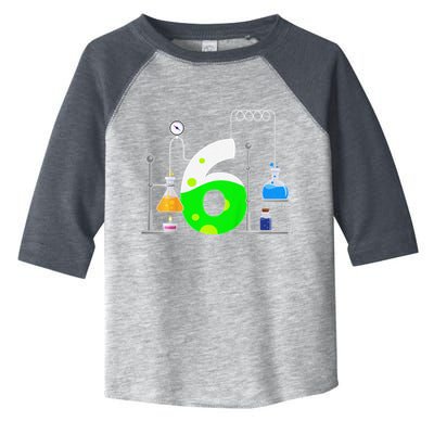 Scientist 6 Years Old 6th Birthday Experiments Science Toddler Fine Jersey T-Shirt