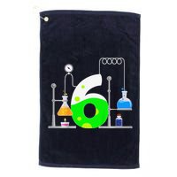 Scientist 6 Years Old 6th Birthday Experiments Science Golf Towel