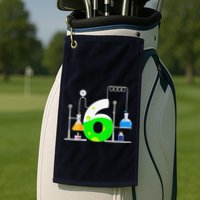 Scientist 6 Years Old 6th Birthday Experiments Science Golf Towel