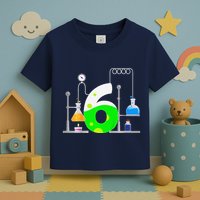 Scientist 6 Years Old 6th Birthday Experiments Science Toddler T-Shirt