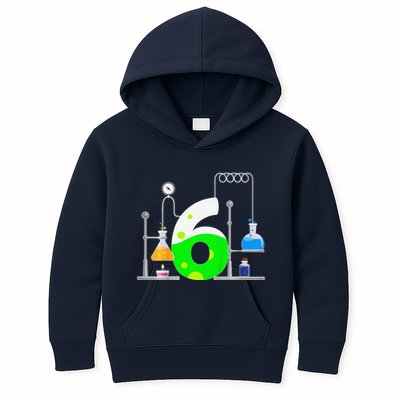 Scientist 6 Years Old 6th Birthday Experiments Science Kids Hoodie
