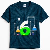 Scientist 6 Years Old 6th Birthday Experiments Science Kids Tie-Dye T-Shirt