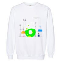 Scientist 6 Years Old 6th Birthday Experiments Science Garment-Dyed Sweatshirt