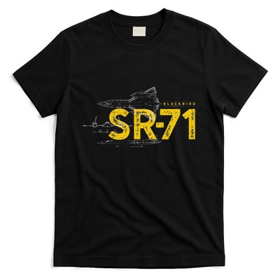 Sr 71 Blackbird Military Jet T-Shirt