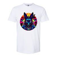 Streetwear 80s 90s Egypt Egyptian God Anubis Softstyle CVC T-Shirt