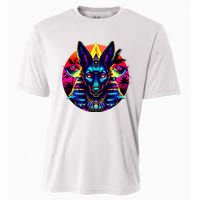 Streetwear 80s 90s Egypt Egyptian God Anubis Cooling Performance Crew T-Shirt