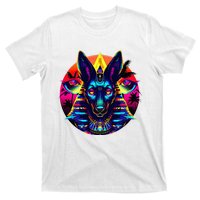 Streetwear 80s 90s Egypt Egyptian God Anubis T-Shirt