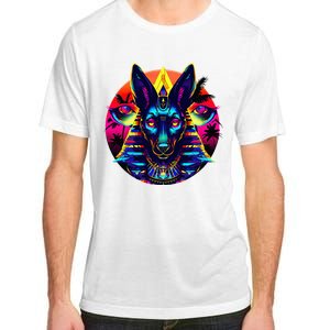 Streetwear 80s 90s Egypt Egyptian God Anubis Adult ChromaSoft Performance T-Shirt